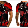 Cool anime men's T-shirt summer fashion top 3D round neck short sleeve Naruto casual shirt T-shirt - Vimost Shop