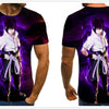 Cool anime men's T-shirt summer fashion top 3D round neck short sleeve Naruto casual shirt T-shirt - Vimost Shop