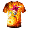 Cool Goku Dragon Ball Z 3d T Shirt Summer Hipster Short Sleeve Tee Tops Men/Women Anime DBZ Harajuk T-Shirts Homme Boys T shirt - Vimost Shop