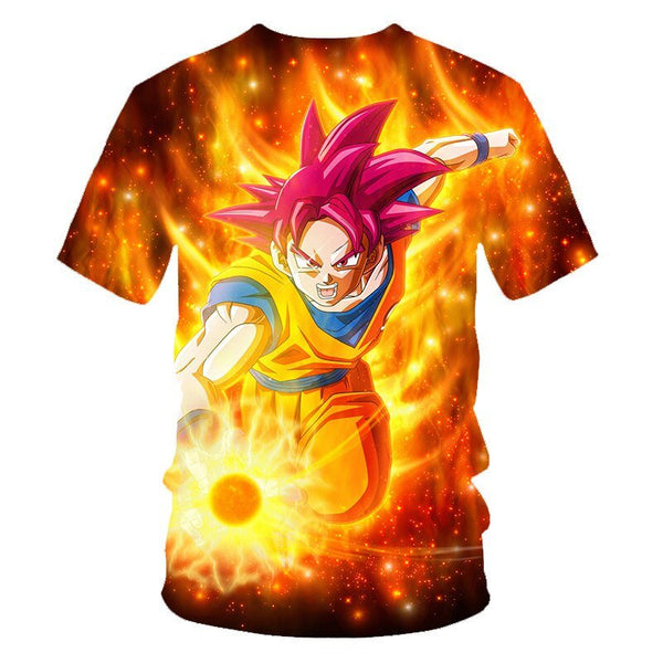Cool Goku Dragon Ball Z 3d T Shirt Summer Hipster Short Sleeve Tee Tops Men/Women Anime DBZ Harajuk T-Shirts Homme Boys T shirt - Vimost Shop