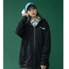 Cotton jacket female new Korean loose hooded zipper Winter Autumn Plus Size Women's Harajuku Hoodies Tops - Vimost Shop
