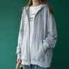 Cotton jacket female new Korean loose hooded zipper Winter Autumn Plus Size Women's Harajuku Hoodies Tops - Vimost Shop