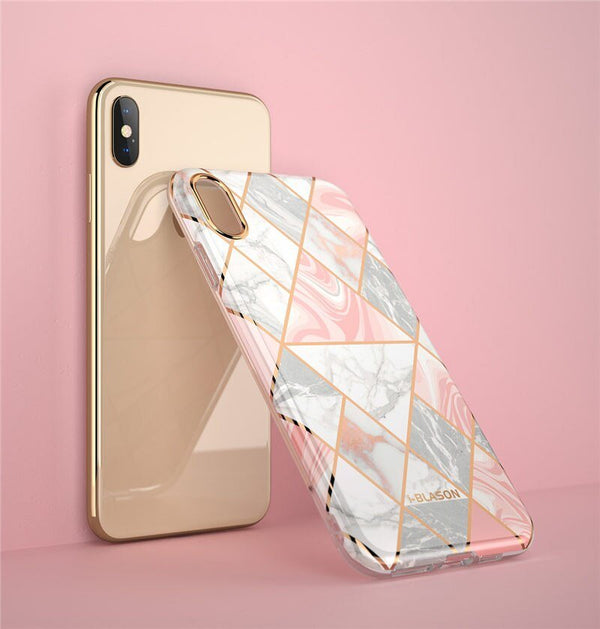 Cover For iPhone X Xs Case Cosmo Lite Stylish Premium Slim Bumper Protective Marble Back Case with Camera Protection - Vimost Shop