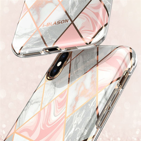 Cover For iPhone X Xs Case Cosmo Lite Stylish Premium Slim Bumper Protective Marble Back Case with Camera Protection - Vimost Shop