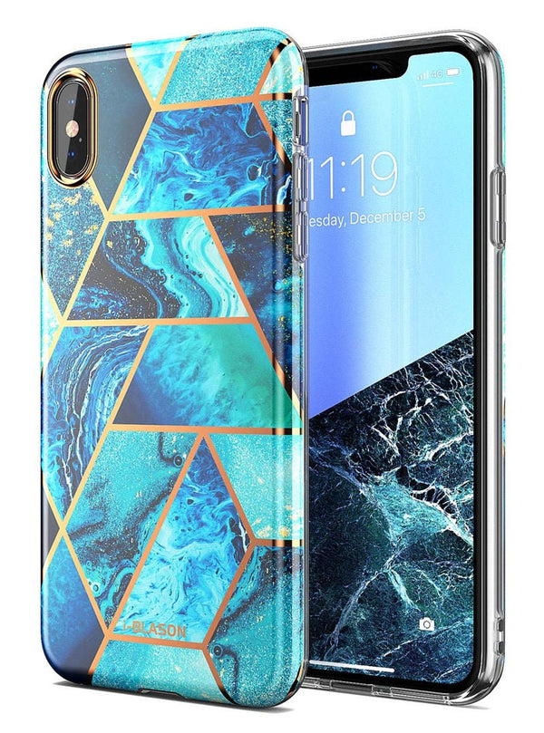 Cover For iPhone X Xs Case Cosmo Lite Stylish Premium Slim Bumper Protective Marble Back Case with Camera Protection - Vimost Shop