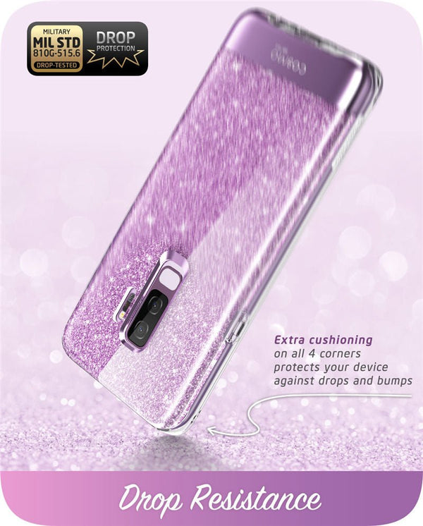 Cover For Samsung Galaxy S9 Case Cosmo Full-Body Glitter Marble Bumper Protective Cover with Built-in Screen Protector - Vimost Shop