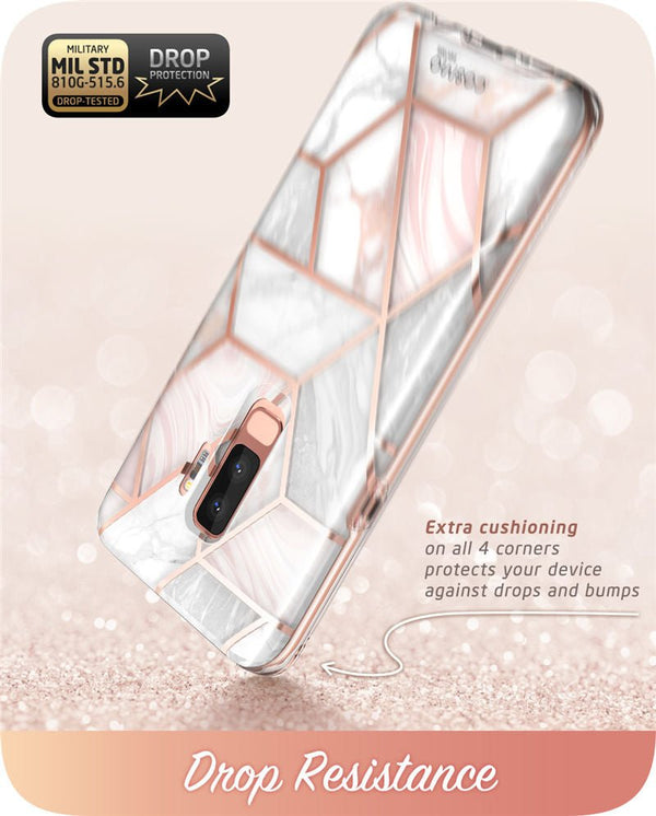 Cover For Samsung Galaxy S9 Case Cosmo Full-Body Glitter Marble Bumper Protective Cover with Built-in Screen Protector - Vimost Shop