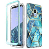 Cover For Samsung Galaxy S9 Case Cosmo Full-Body Glitter Marble Bumper Protective Cover with Built-in Screen Protector - Vimost Shop