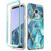 Cover For Samsung Galaxy S9 Case Cosmo Full-Body Glitter Marble Bumper Protective Cover with Built-in Screen Protector - Vimost Shop