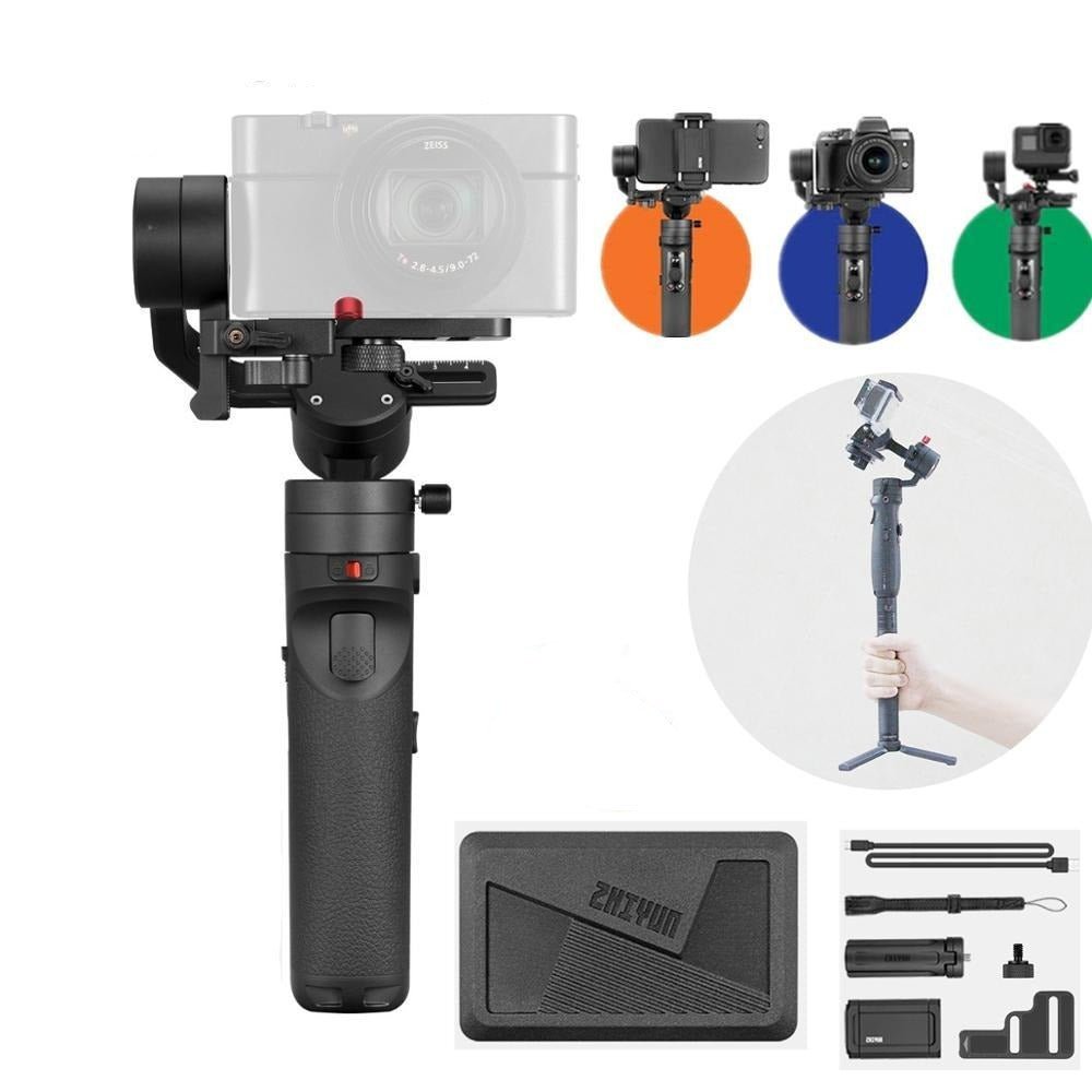 Crane M2 3-Axis Handheld Gimbal Stabilizer for Mirrorless Cameras Smartphones Gopro Stabilizer vs G6 Plus DJI Ronin S Max - Vimost Shop