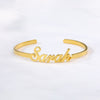 Custom Name Bracelets Bangles Gold Bangle Personalized Name Bangle Stainless Steel Adjustable Nameplate Kids - Vimost Shop
