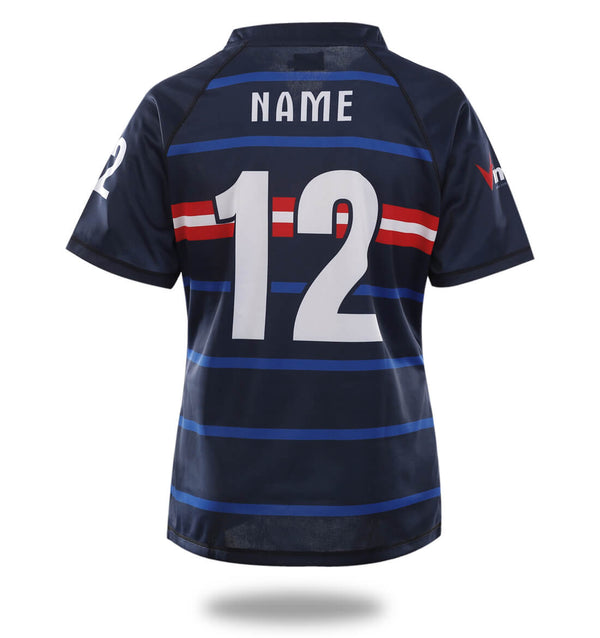 Custom Name Navy Color Rugby Shirts - Vimost Shop