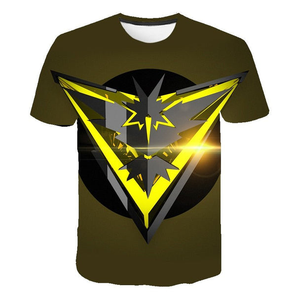 Cute Pikachu T-shirt white pokemon boys & girls T-shirt person fashion gift creative streetwear - Vimost Shop
