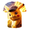 Cute Pikachu T-shirt white pokemon boys & girls T-shirt person fashion gift creative streetwear - Vimost Shop