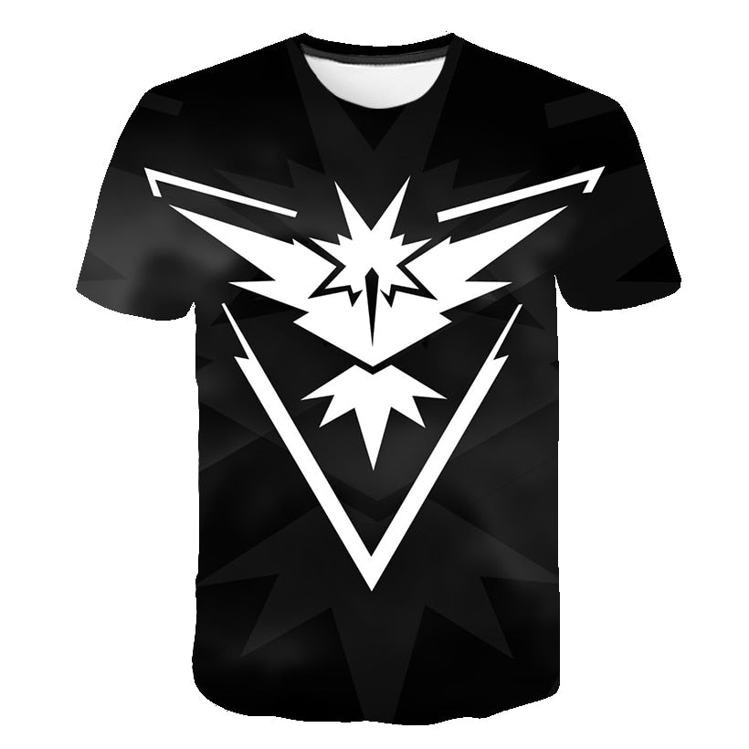 Cute Pikachu T-shirt white pokemon boys & girls T-shirt person fashion gift creative streetwear - Vimost Shop