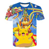 Cute Pikachu T-shirt white pokemon boys & girls T-shirt person fashion gift creative streetwear - Vimost Shop