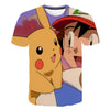 Cute Pikachu T-shirt white pokemon boys & girls T-shirt person fashion gift creative streetwear - Vimost Shop