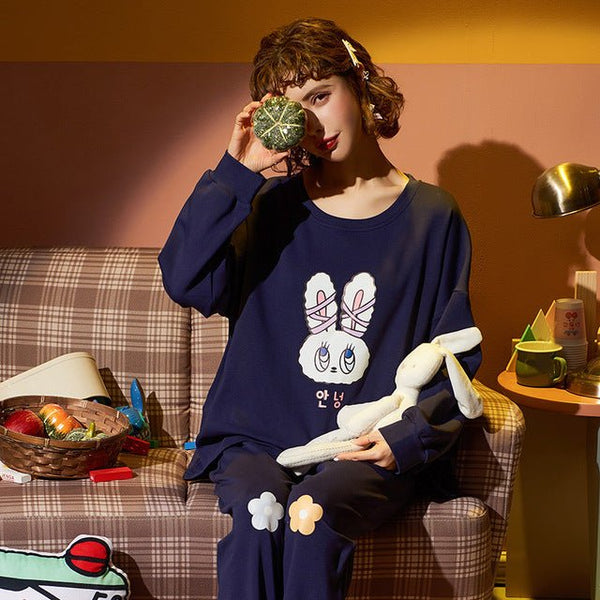 Cute Sleepwear Casual Homewear Female Pyjamas - Vimost Shop