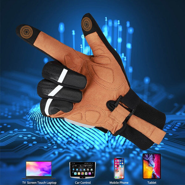 Cycling Gloves Touch Screen Riding Winter Plush Bike Bicycle Gloves Biking Portable Dustproof Cycling Parts - Vimost Shop