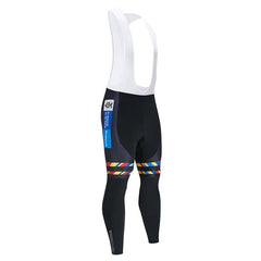 COLOMBIA  Cycling Jersey 9D Bib Set MTB Uniform Bike Clothing Quick Dry Spring/Autumn Bicycle Clothes Mens Long Cycling Wear