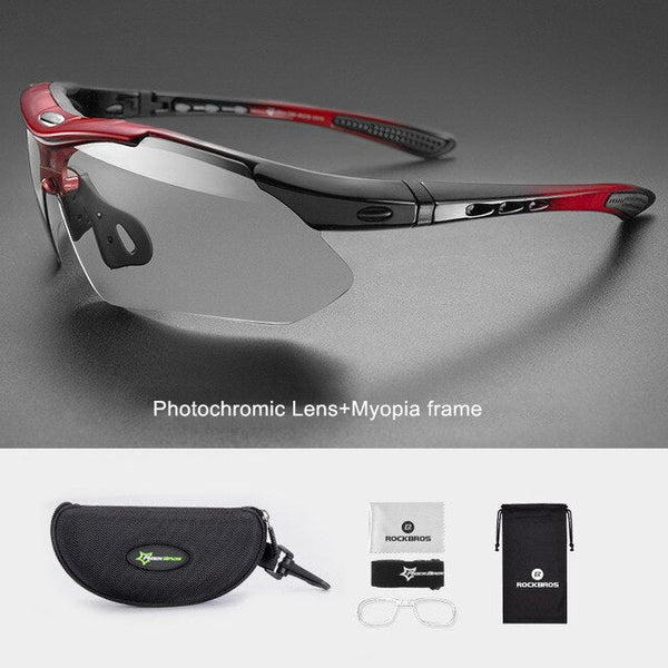 Cycling Sunglasses Outdoor Sports Bicycle Glasses Bike Polarized Sunglasses Goggles Eyewear Adjustable Glasses - Vimost Shop