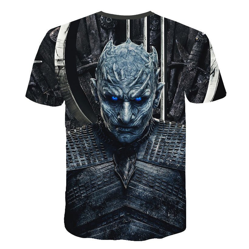 Daenerys Targaryen Character O Neck Tshirt 3D Printed Game Of Thrones Large Size T-shirt Men's Leisure Tee - Vimost Shop