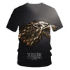 Daenerys Targaryen Character O Neck Tshirt 3D Printed Game Of Thrones Large Size T-shirt Men's Leisure Tee - Vimost Shop
