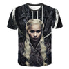 Daenerys Targaryen Character O Neck Tshirt 3D Printed Game Of Thrones Large Size T-shirt Men's Leisure Tee - Vimost Shop