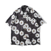 Daisy Flower Print Hip Hop Shirts Short Sleeve Summer Beach Streetwear Hawaiian Shirts Men Casual Harajuku Aloha Shirt - Vimost Shop
