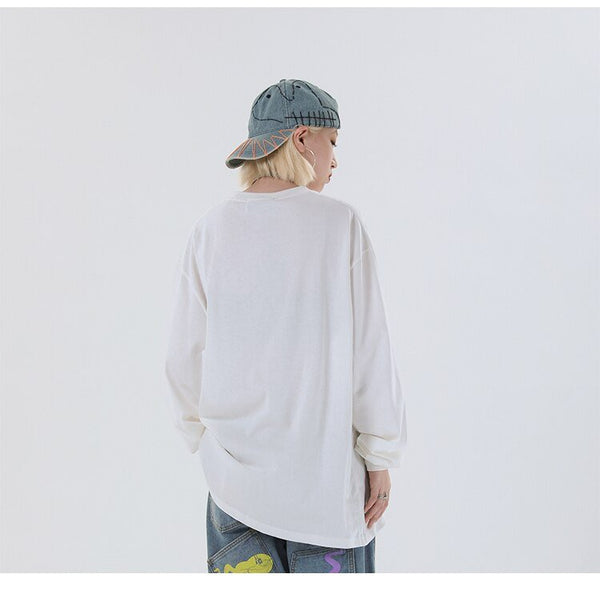 Daisy Flowers Funny Toy Print LooseSweatshirts Men High Street Harajuku Streetwear - Vimost Shop