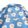 Daisy Print Aloha Shirts Hip Hop Harajuku Men Short Sleeve Beach Hawaiian Flower Shirts Casual Camisa Masculina Shirt - Vimost Shop
