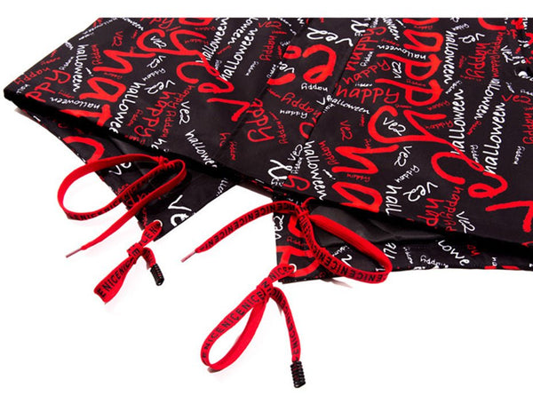 DARK Extra Long Jacket Trench Men Full Letter Print Harajuku Windbreaker Nightclub Overcoat Male Casual Outwear - Vimost Shop