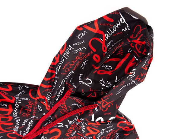 DARK Extra Long Jacket Trench Men Full Letter Print Harajuku Windbreaker Nightclub Overcoat Male Casual Outwear - Vimost Shop