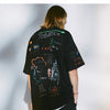 DARK Hip Hop Cartoon Letter Graffiti T Shirt Men Harajuku Streetwear Tops Tees Casual Cotton Short Sleeve tshirts - Vimost Shop