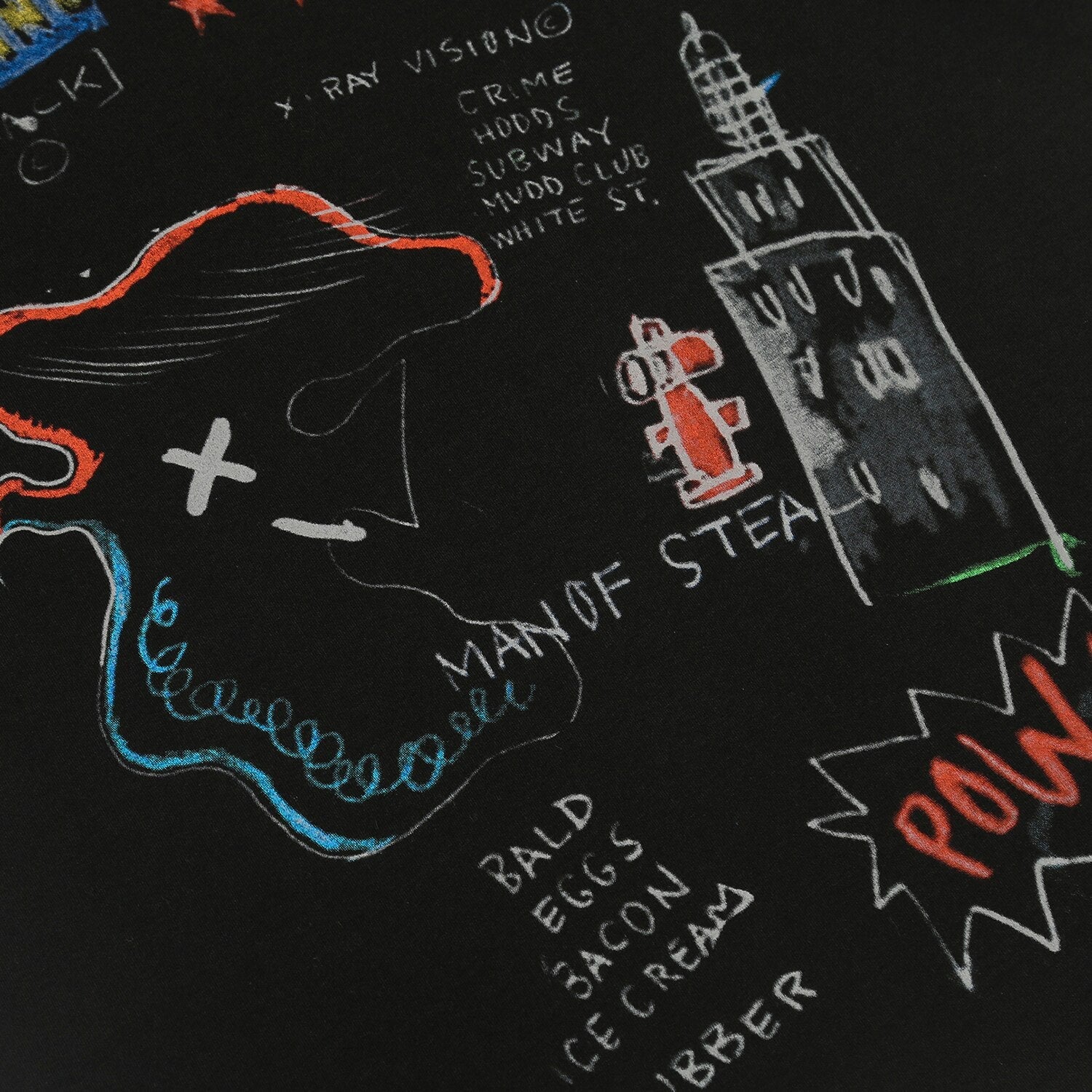 DARK Hip Hop Cartoon Letter Graffiti T Shirt Men Harajuku Streetwear Tops Tees Casual Cotton Short Sleeve tshirts - Vimost Shop