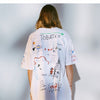 DARK Hip Hop Cartoon Letter Graffiti T Shirt Men Harajuku Streetwear Tops Tees Casual Cotton Short Sleeve tshirts - Vimost Shop