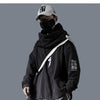 DARK Japanese Streetwear Hoodie Men Harajuku Neck Fish Mouth Pullovers Sweatshirts Oversized Hip Hop Hoodies Techwear - Vimost Shop
