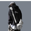 DARK Japanese Streetwear Hoodie Men Harajuku Neck Fish Mouth Pullovers Sweatshirts Oversized Hip Hop Hoodies Techwear - Vimost Shop