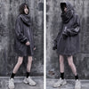 DARK Japanese Streetwear Hoodie Men Harajuku Neck Fish Mouth Pullovers Sweatshirts Oversized Hip Hop Hoodies Techwear - Vimost Shop