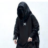 DARK Japanese Streetwear Man Hoodies Hip Hop Embroideried Pullover Patchwork Fake Two Darkwear Tops Techwear Hoodies - Vimost Shop
