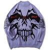DARK Monster Knitted Men Sweater Autumn Winter Harajuku Streetwear Hip Hop Ripped Male Casual Cotton Pullover Outwear - Vimost Shop