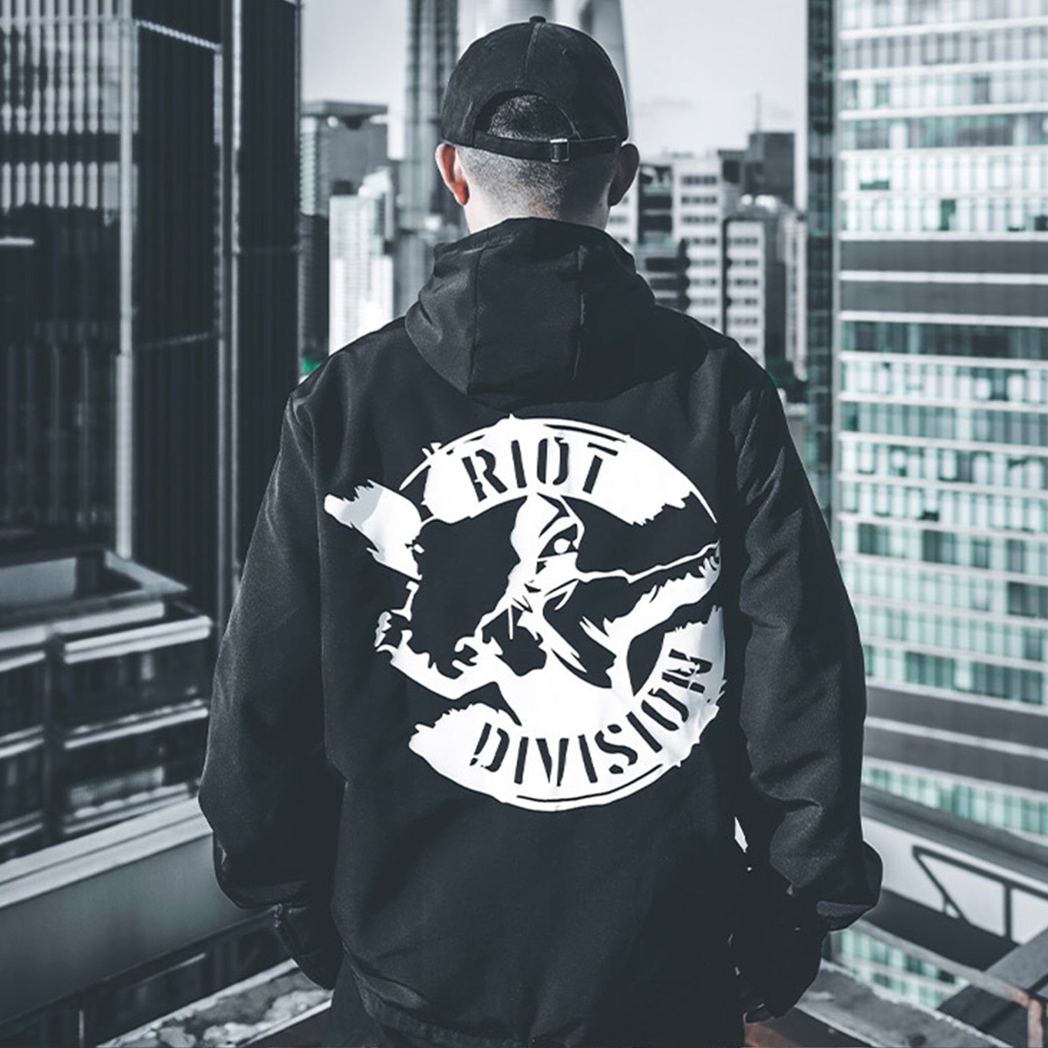 Dark Patchwork Printed Men Cargo Jackets Autumn Casual Streetwear Tops Pullover Harajuku Hip Hop Male Coat - Vimost Shop