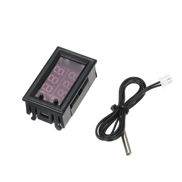 DC 12V Programmable LED Digital Thermostat Regulator Mini Microcomputer Adjustable Temperature Controller - Vimost Shop