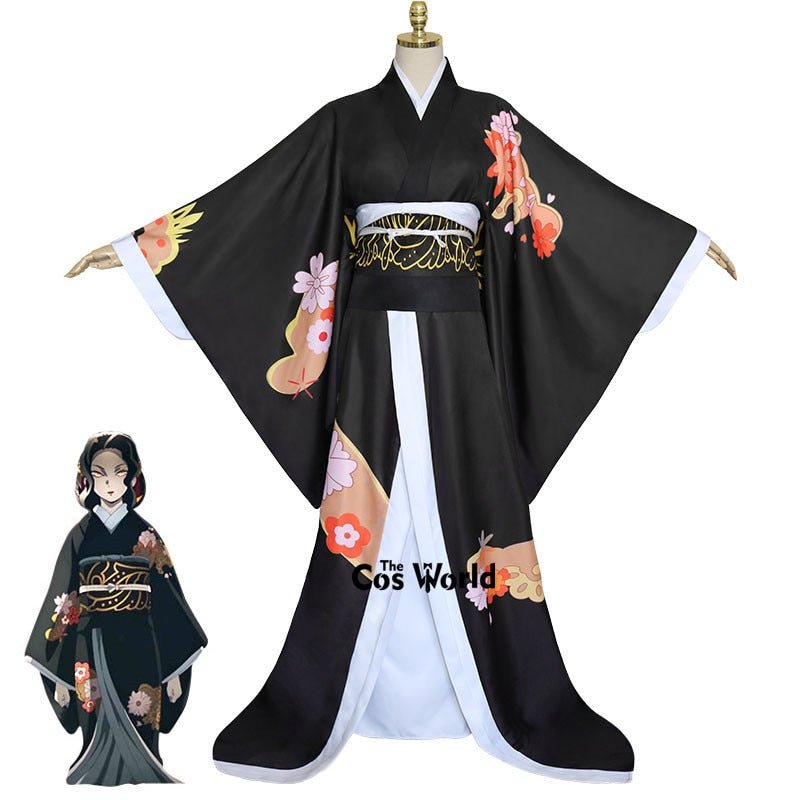 Demon Slayer: Kimetsu no Yaiba Kibutsuji Muzan Kimono Yukata Dress Outfit Anime Cosplay Costumes - Vimost Shop
