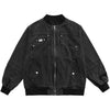 Denim Jacket Men Solid Patchwork Retro Zipper Coats Couple Oversize Punk High Street Fashion Jackets Men Outwear Autumn - Vimost Shop