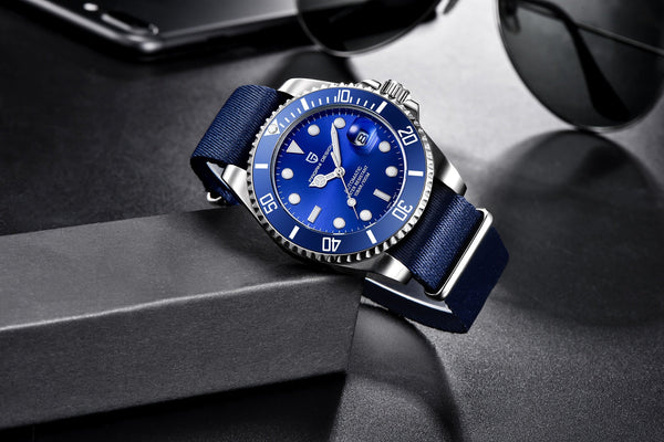 Design Brand Luxury Men Watches Automatic Black Watch Men Stainless Steel Waterproof Business Sport Mechanical Wristwatch - Vimost Shop