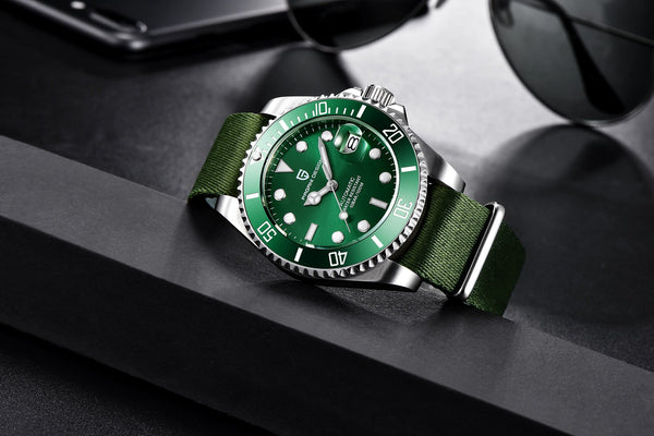 Design Brand Luxury Men Watches Automatic Black Watch Men Stainless Steel Waterproof Business Sport Mechanical Wristwatch - Vimost Shop