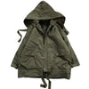 Detachable Letter Printed Mens Hooded Parkas Hip Hop Thick Padded Jackets Harajuku Ribbons Windbreaker Streetwear - Vimost Shop