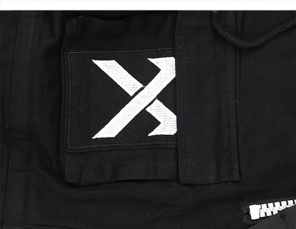 Detachable Multi-Pocket Cargo Hip Hop Streetwear Joggers Pants - Vimost Shop