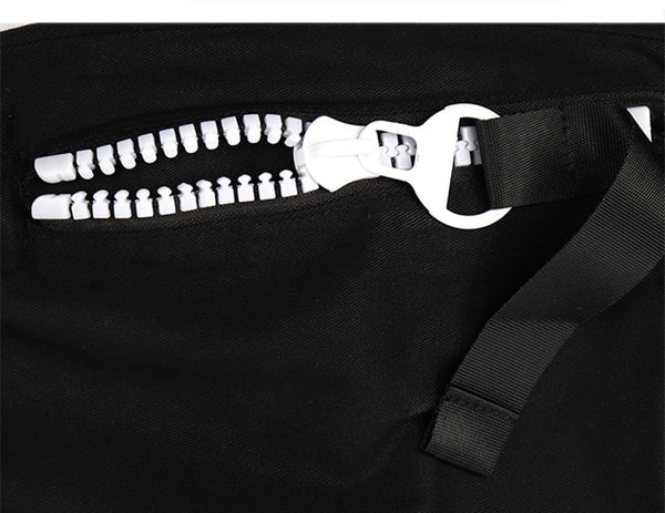 Detachable Multi-Pocket Cargo Pants Men Harajuku Hip Hop Streetwear Joggers Man Elastic Waist Sweatpants Techwear - Vimost Shop